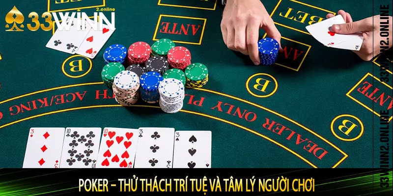 Poker – Thử thách trí tuệ và tâm lý người chơi
