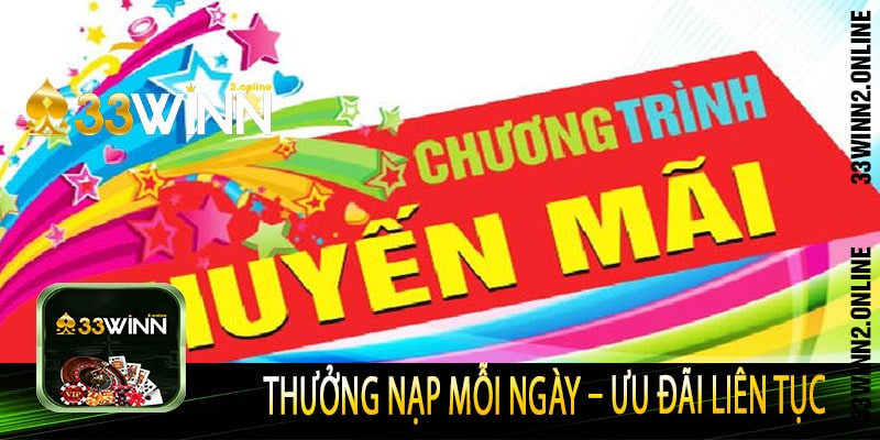 Thưởng nạp mỗi ngày – Ưu đãi liên tục